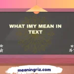 what imy mean in text