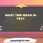 what tmb mean in text
