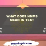 what does nmms mean in text