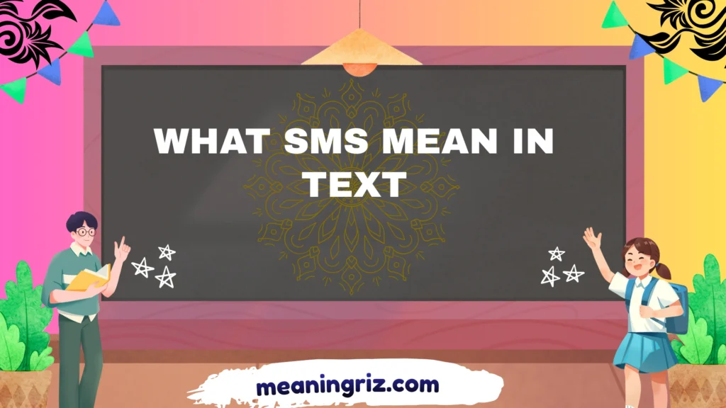 what sms mean in text