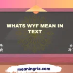 whats wyf mean in text