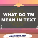 what do tm mean in text