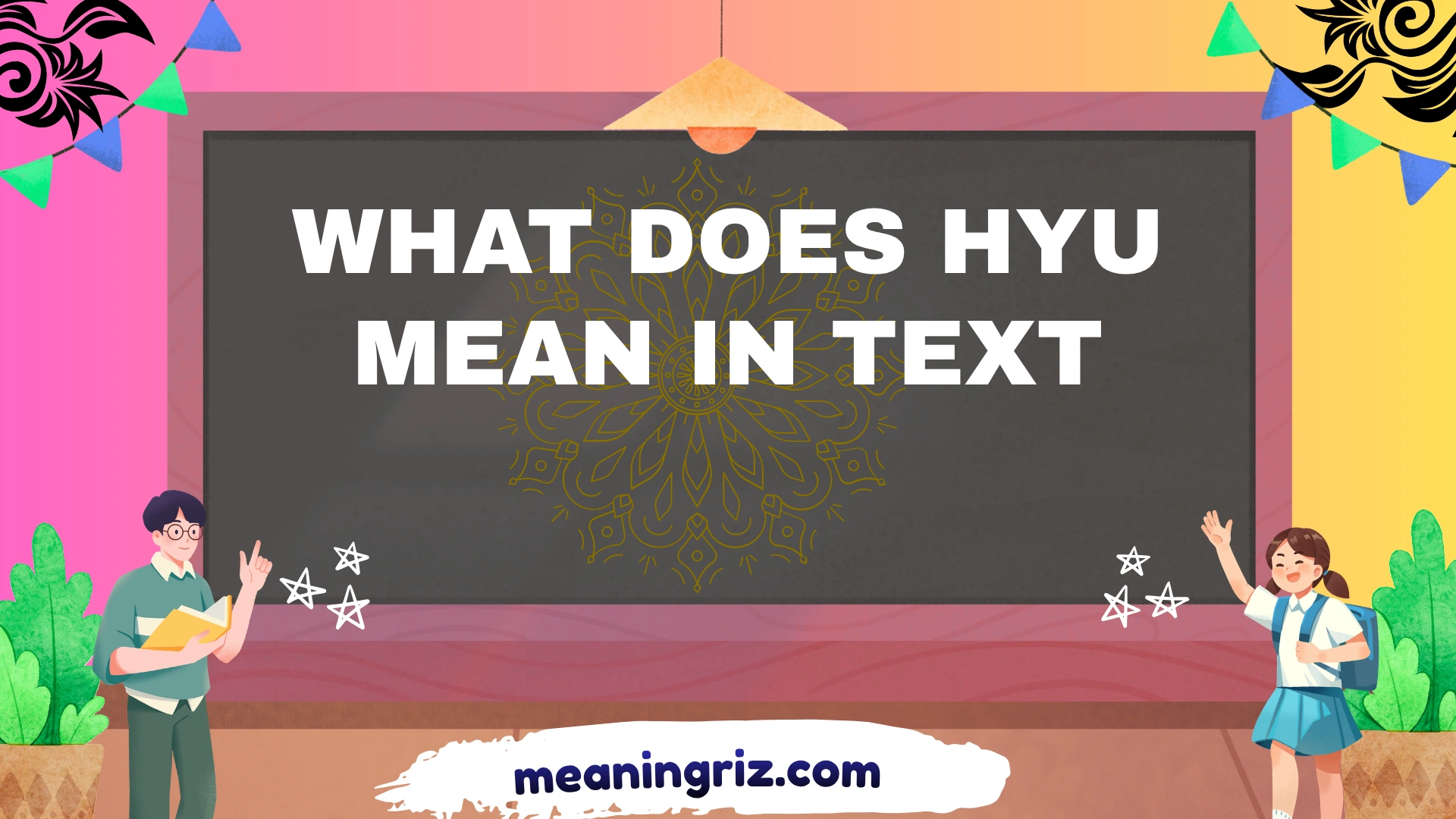 what does hyu mean in text