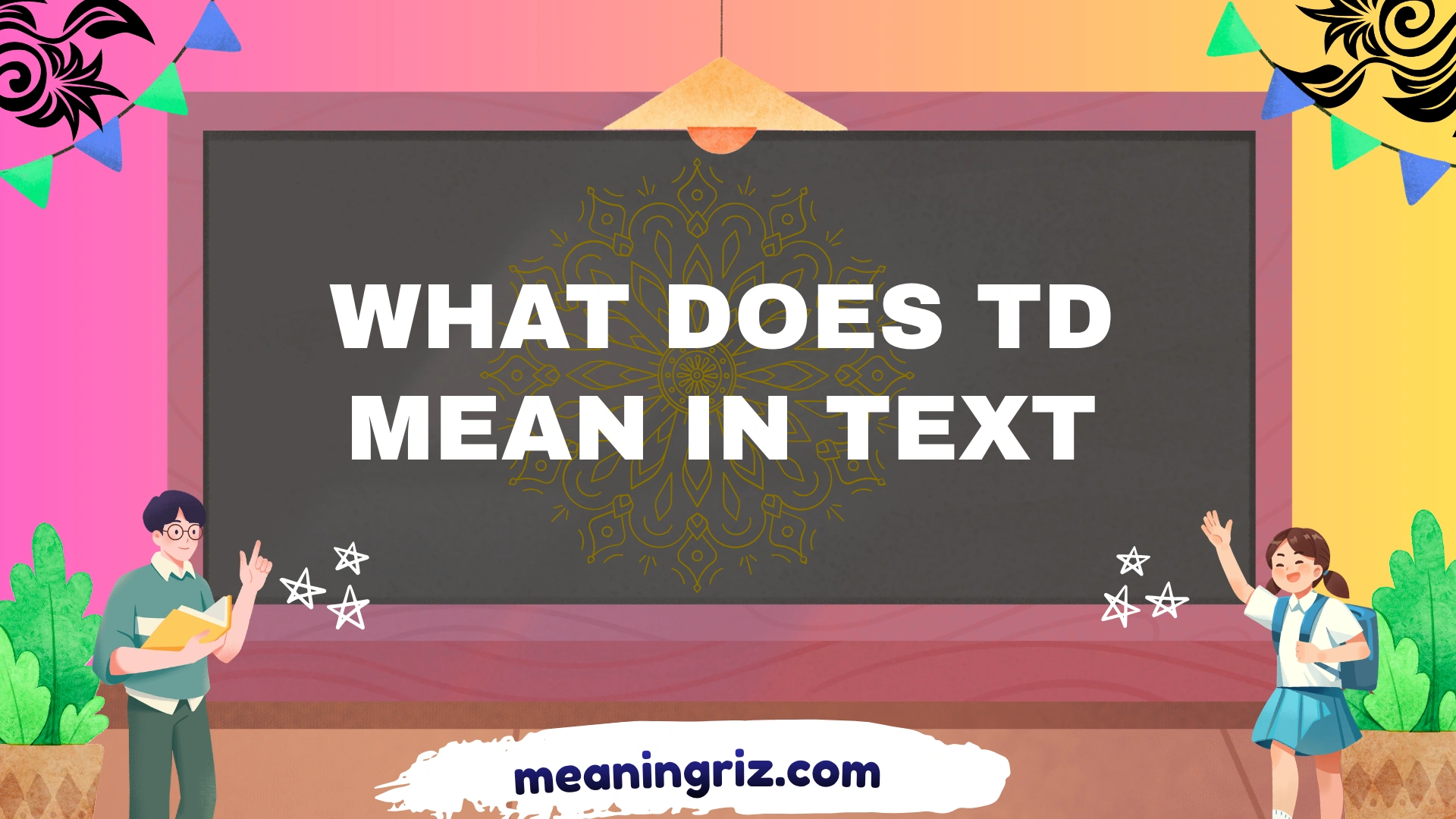 what does td mean in text