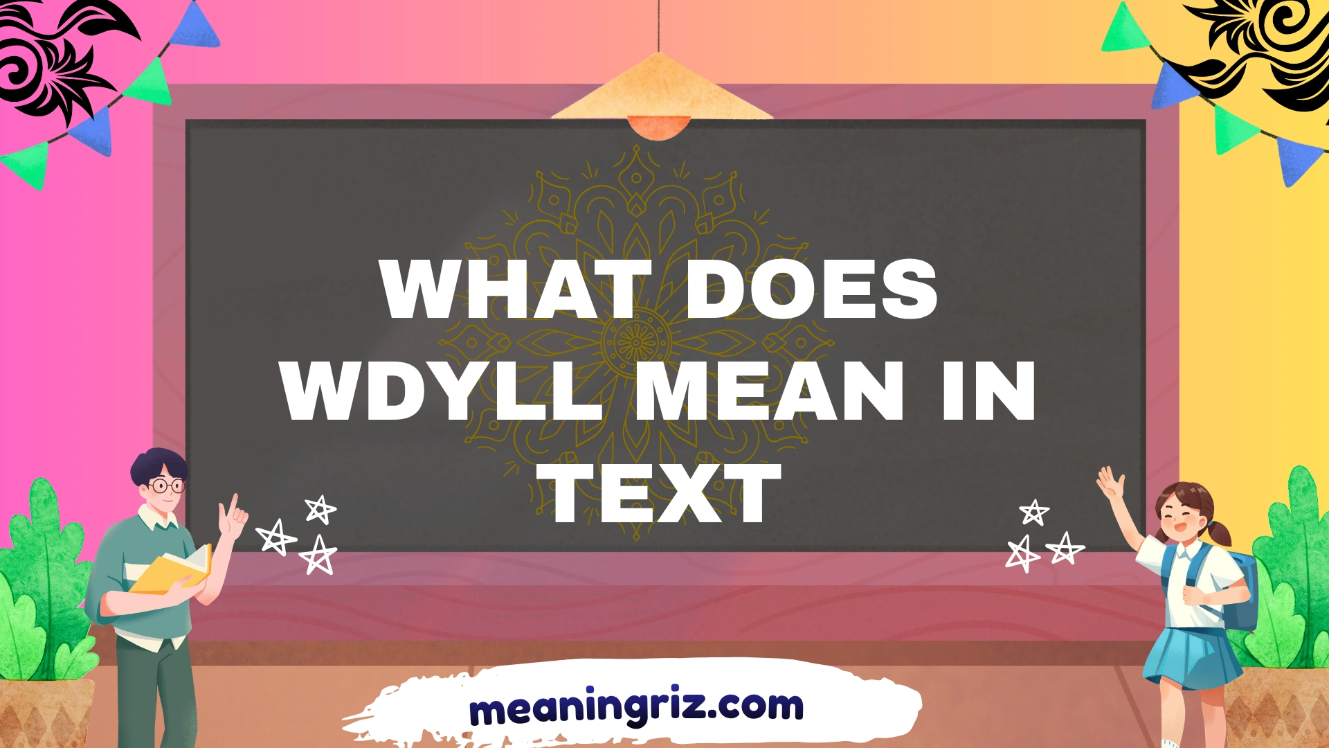 what does wdyll mean in text