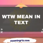 wtw mean in text