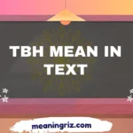 tbh mean in text