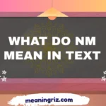 what do nm mean in text