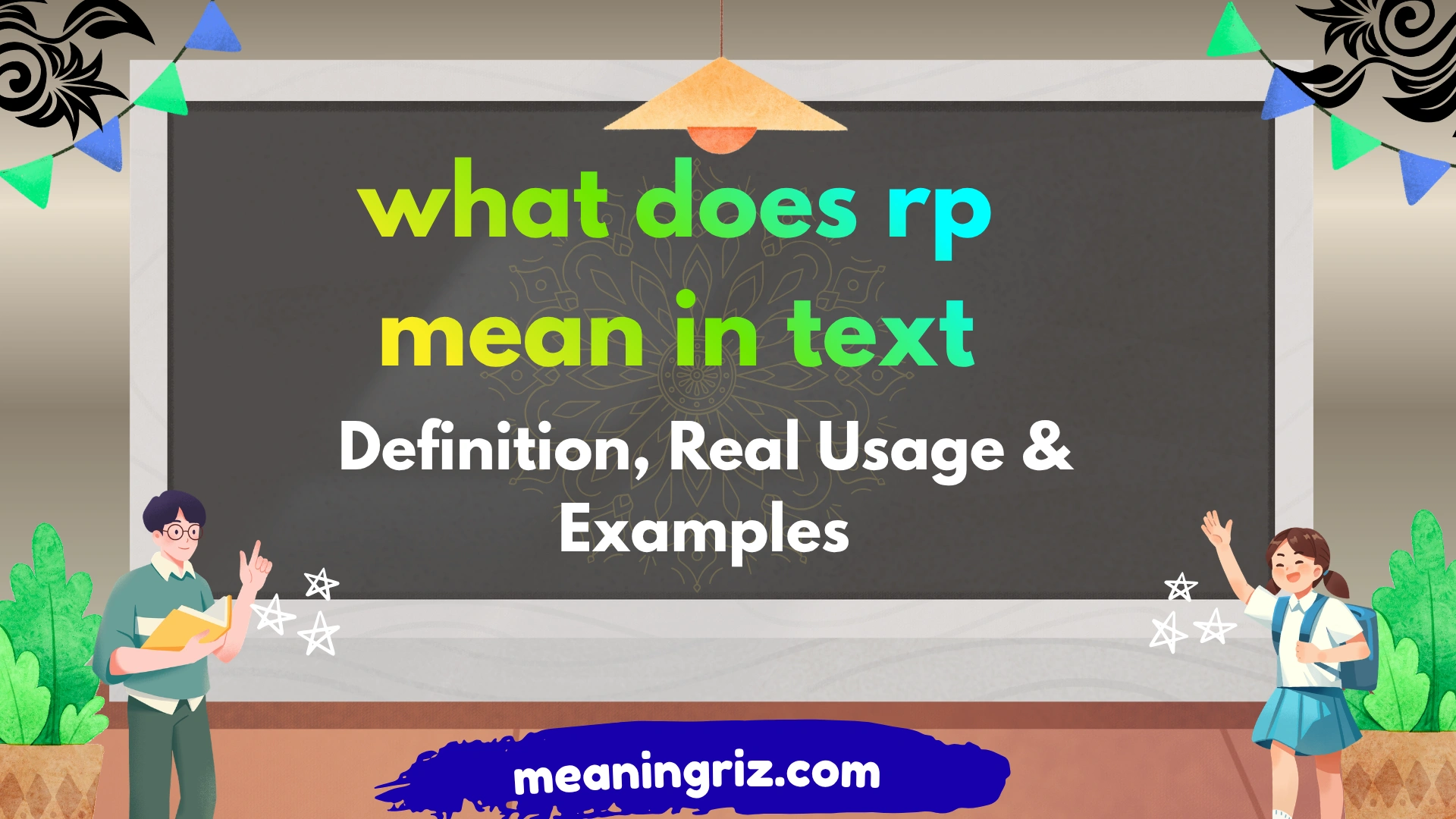 what does rp mean in text