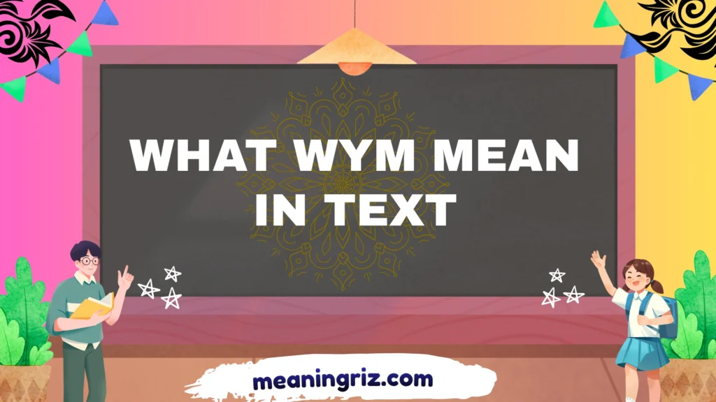 what wym mean in text