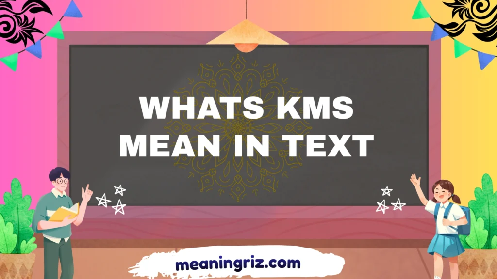 whats kms mean in text