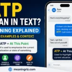 atp mean in text