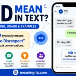 nd mean in text