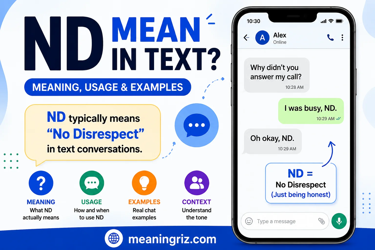 nd mean in text