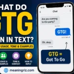 what do gtg mean in text