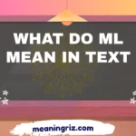 what do ml mean in text