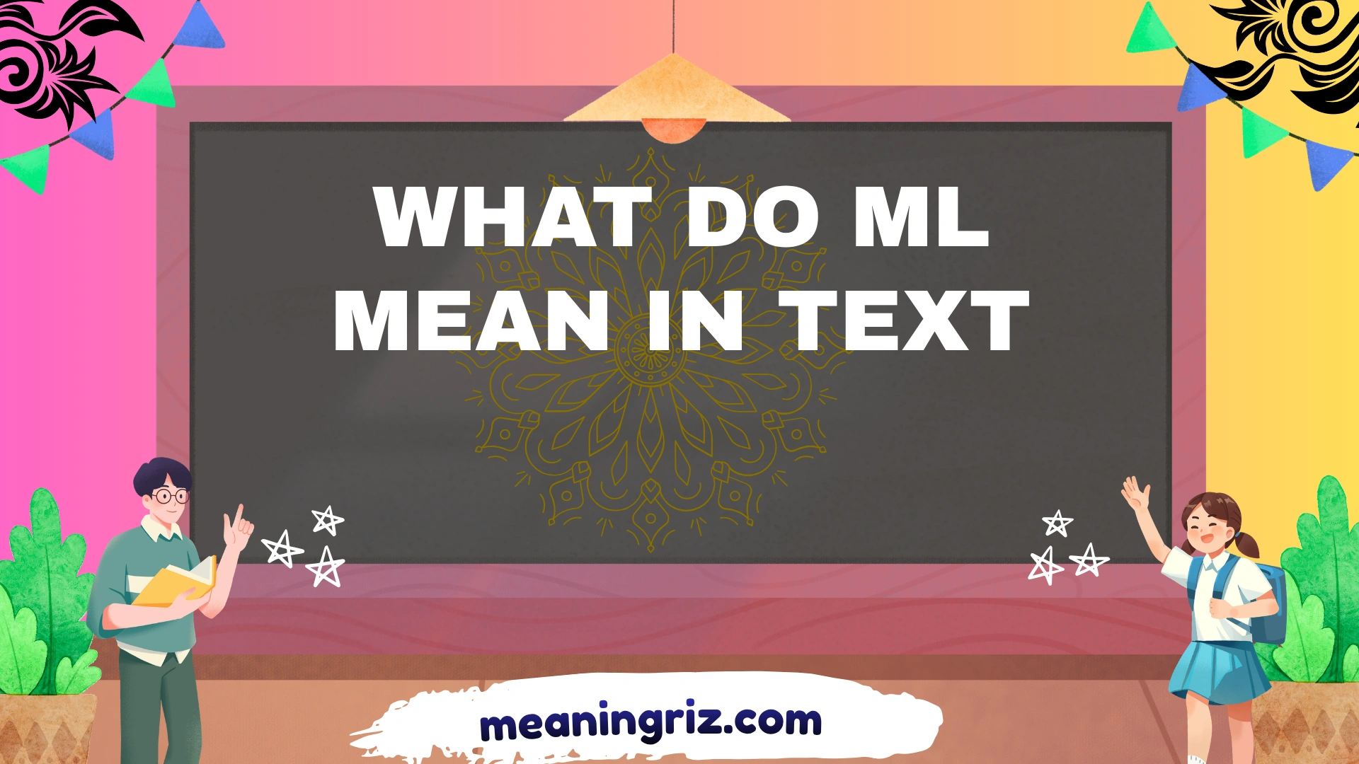 what do ml mean in text