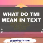 what do tmi mean in text