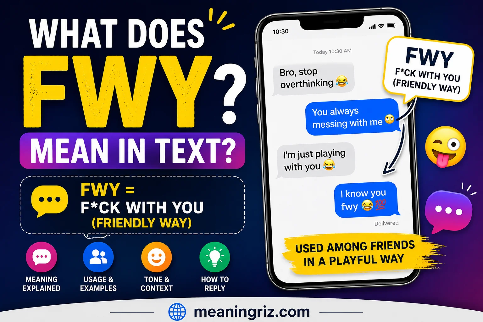 what does fwy mean in text