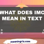 what does imc mean in text