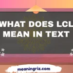 what does lcl mean in text
