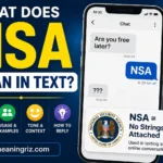 what does nsa mean in text