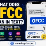 what does ofcc mean in text