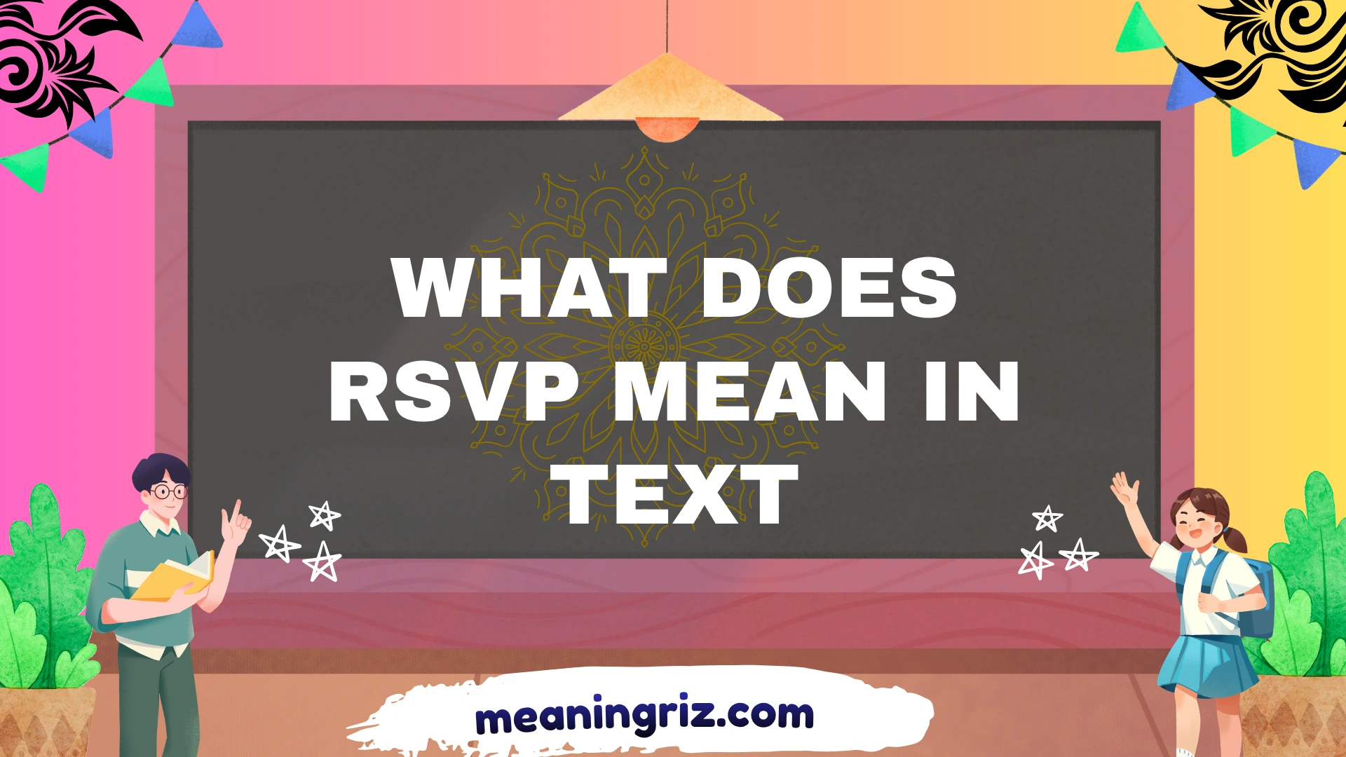 what does rsvp mean in text