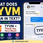 what does tyvm mean in text