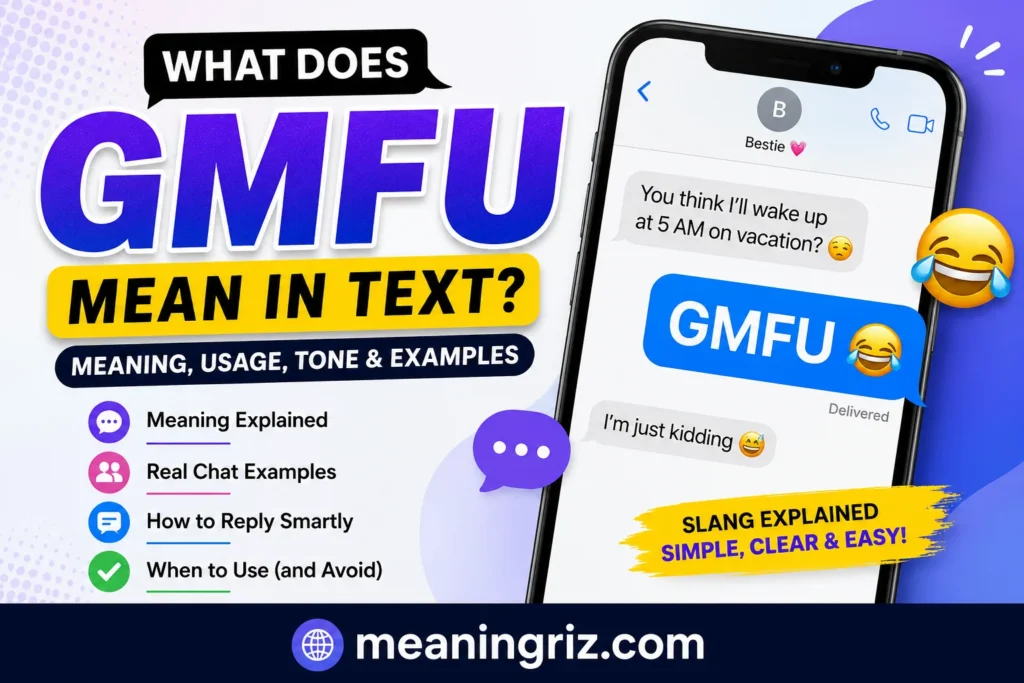 what gmfu mean in text