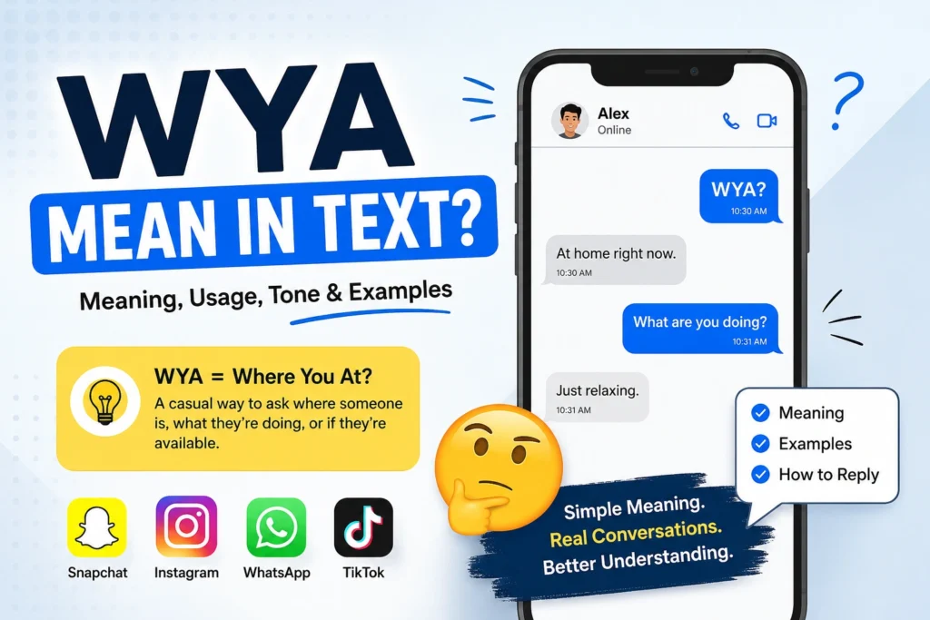 what wya mean in text