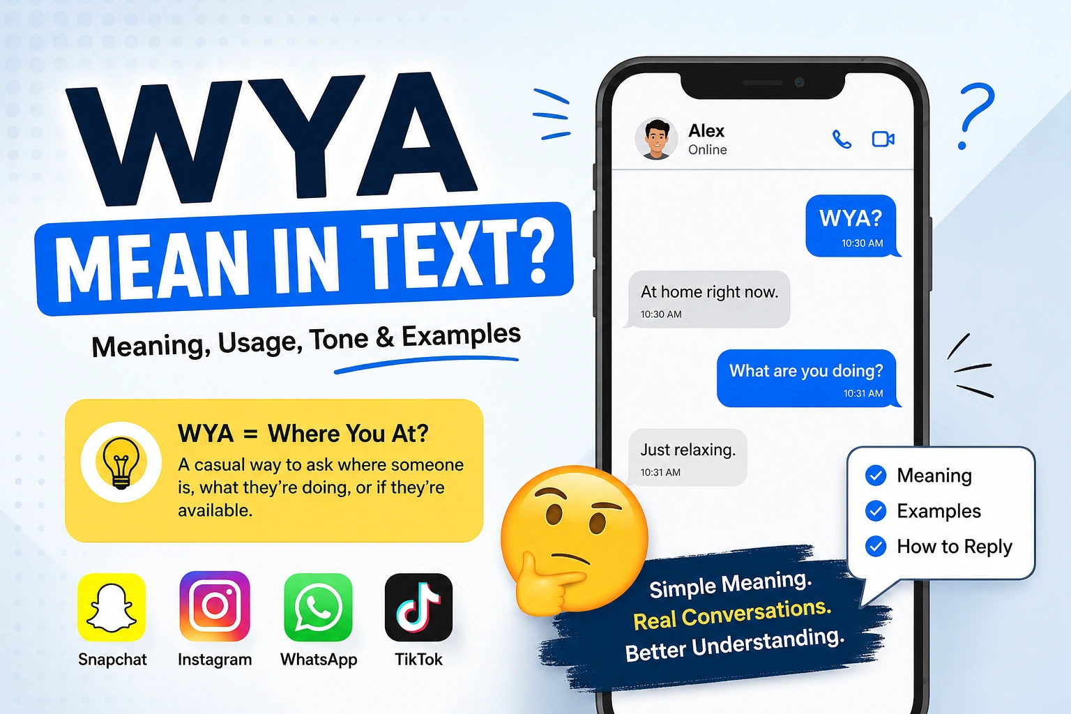 what wya mean in text