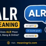 alr meaning