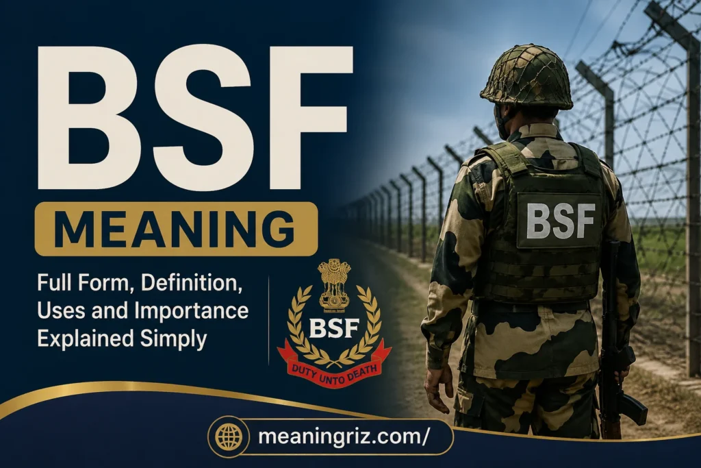 bsf meaning