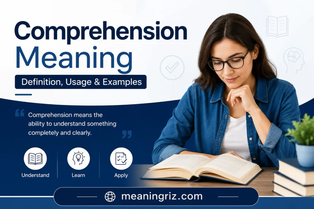 comprehension meaning