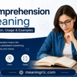 comprehension meaning