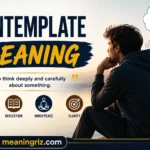 contemplate meaning