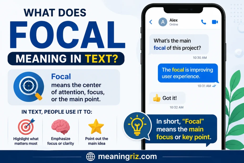 focal meaning