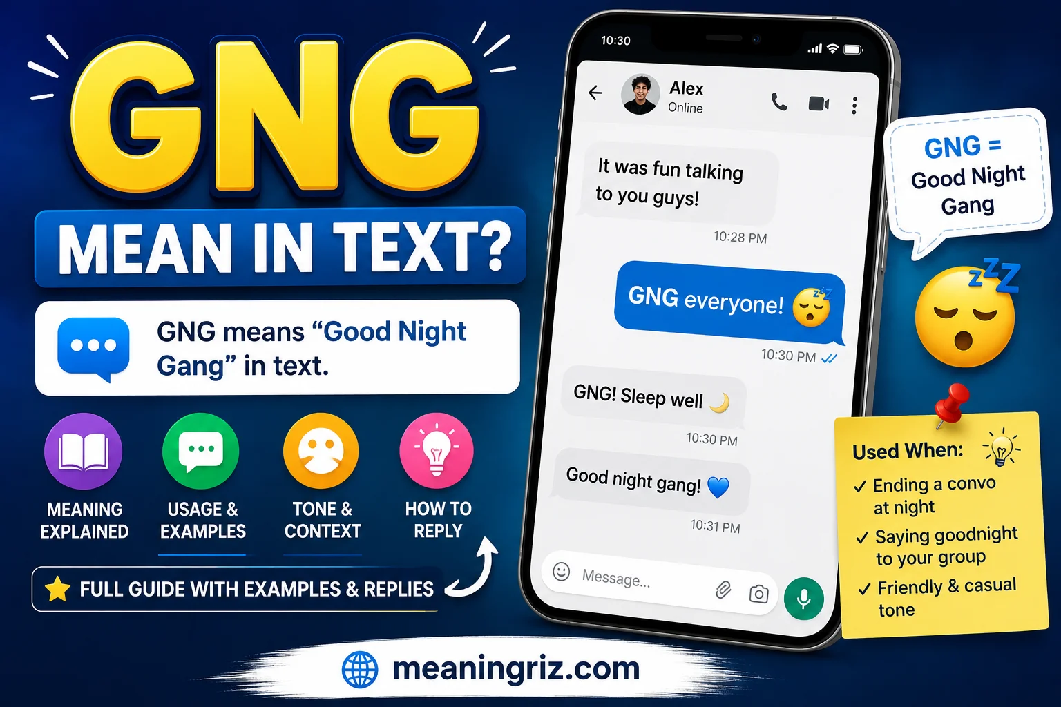 gng mean in text