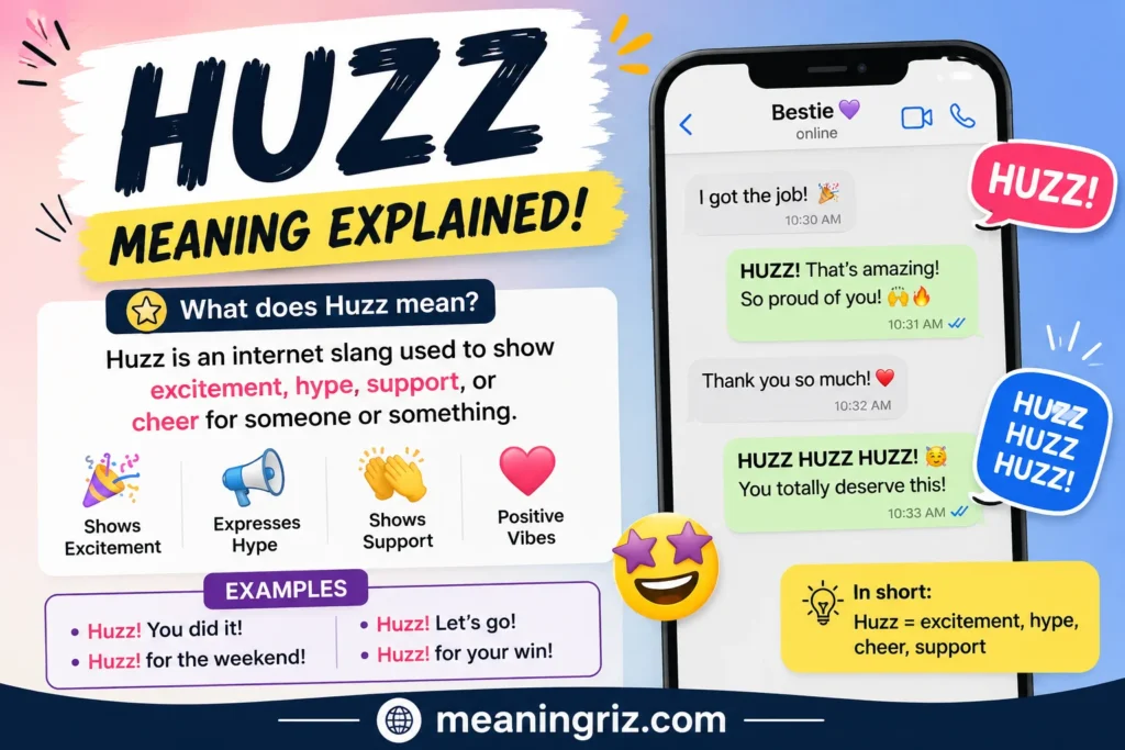 huzz meaning