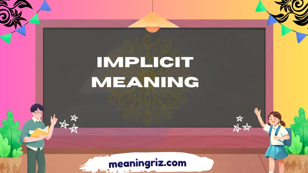 implicit meaning