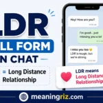 ldr full form in chat
