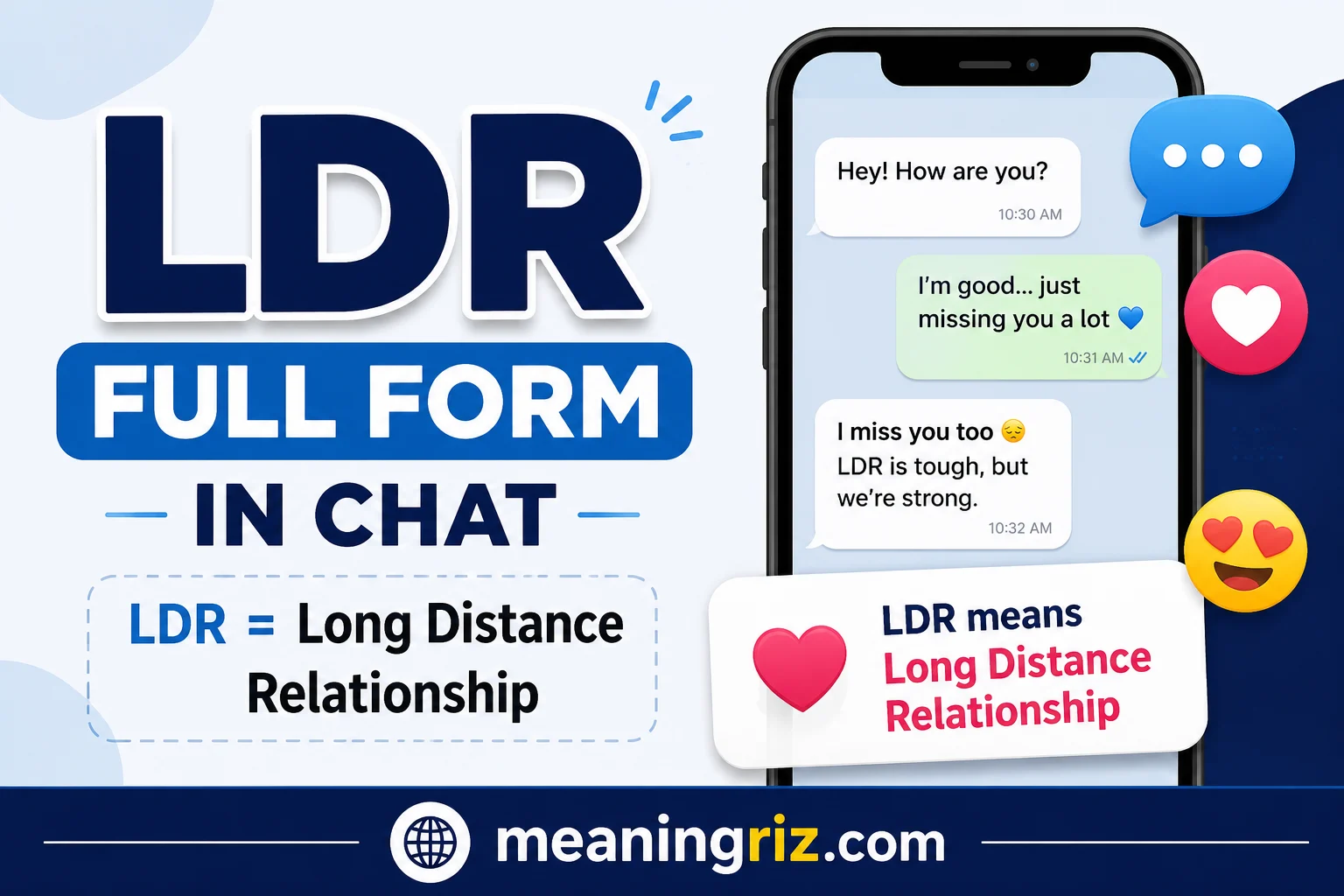 ldr full form in chat
