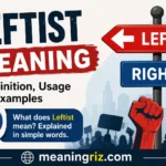 Leftist Meaning Explained (Definition, Usage, Tone & Examples)