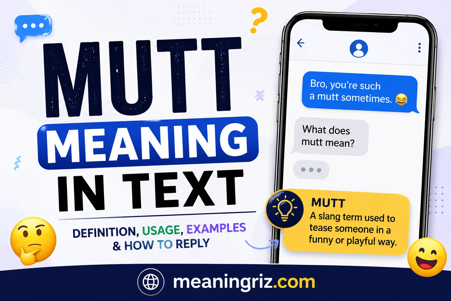 mutt meaning