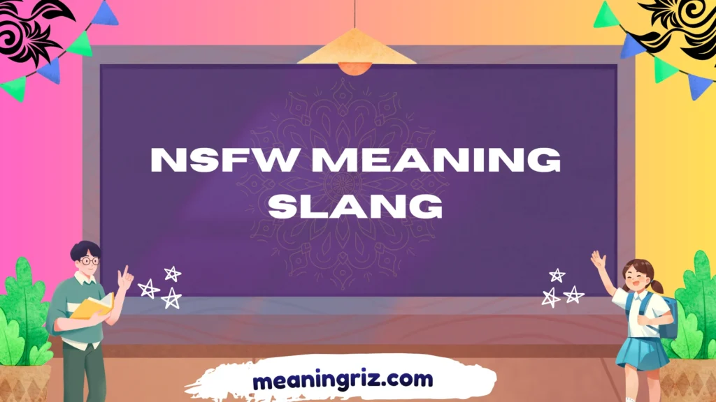 nsfw meaning slang