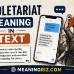 proletariat meaning in text