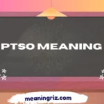 ptso meaning