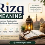 rizq meaning