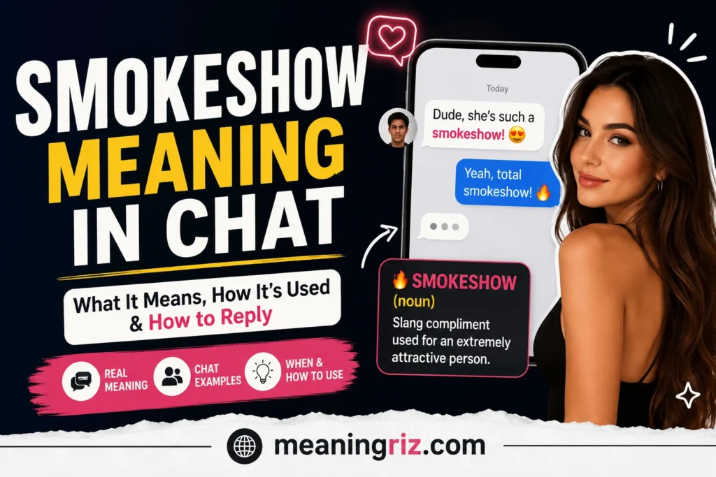 smokeshow meaning in chat